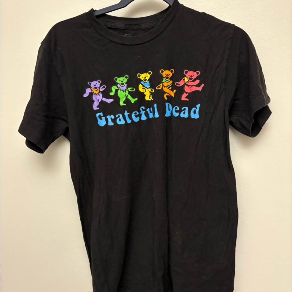 Grateful Dead Kids Black Tee with Colorful Bears